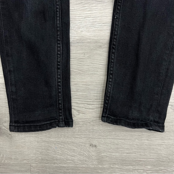ZARA Black Distressed Denim Jeans - Picture 6 of 7